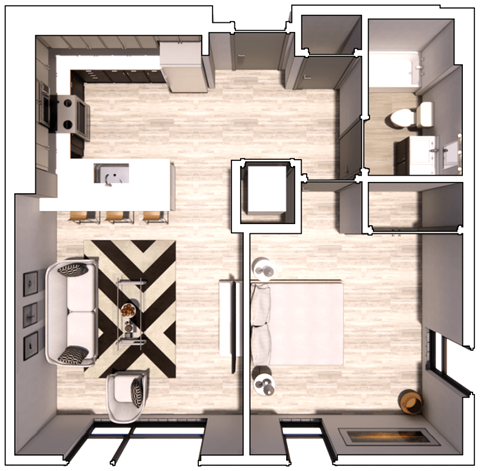 108 S. 1st St 1-2 Beds Apartment for Rent - Photo Gallery 16